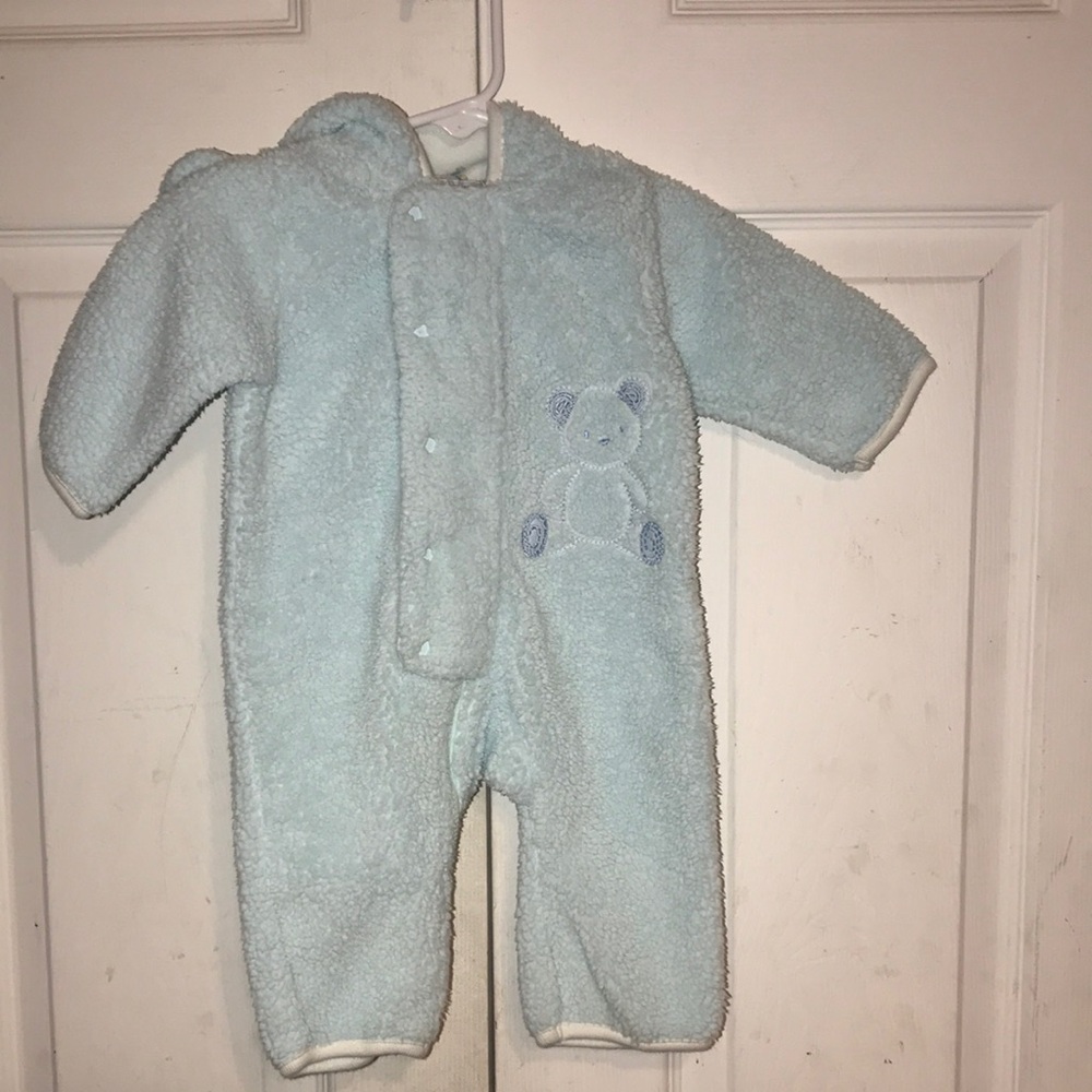 Infant Boy’s Mon Caramel Furry Outerwear